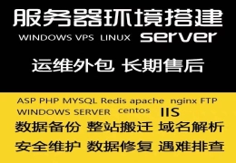 服務器維護環(huán)境搭建運維外包數(shù)據(jù)備份整站遷移域名安全維護疑難排查