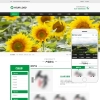 绿色植物制药企业PC+移动端模板