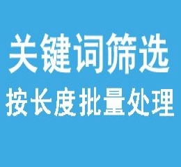 按关键词长度筛选分别保存关键词