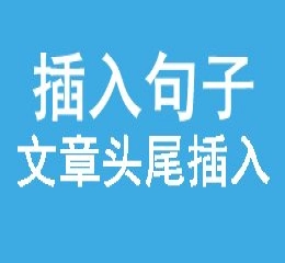 批量txt文章内容前后随机插入自定义语句